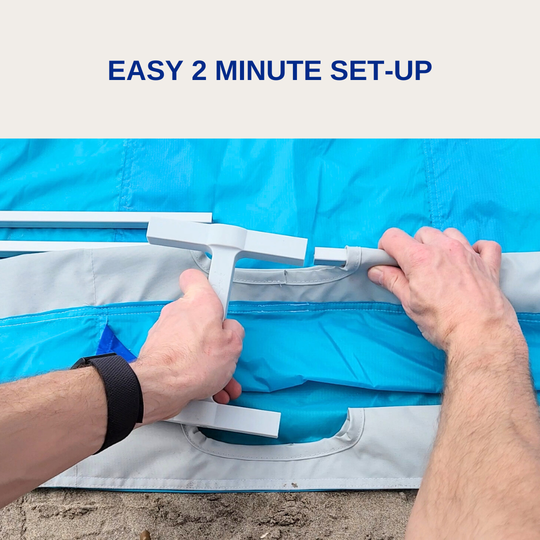 ShadeSock - Wind-Inflating, Silent Beach Shade