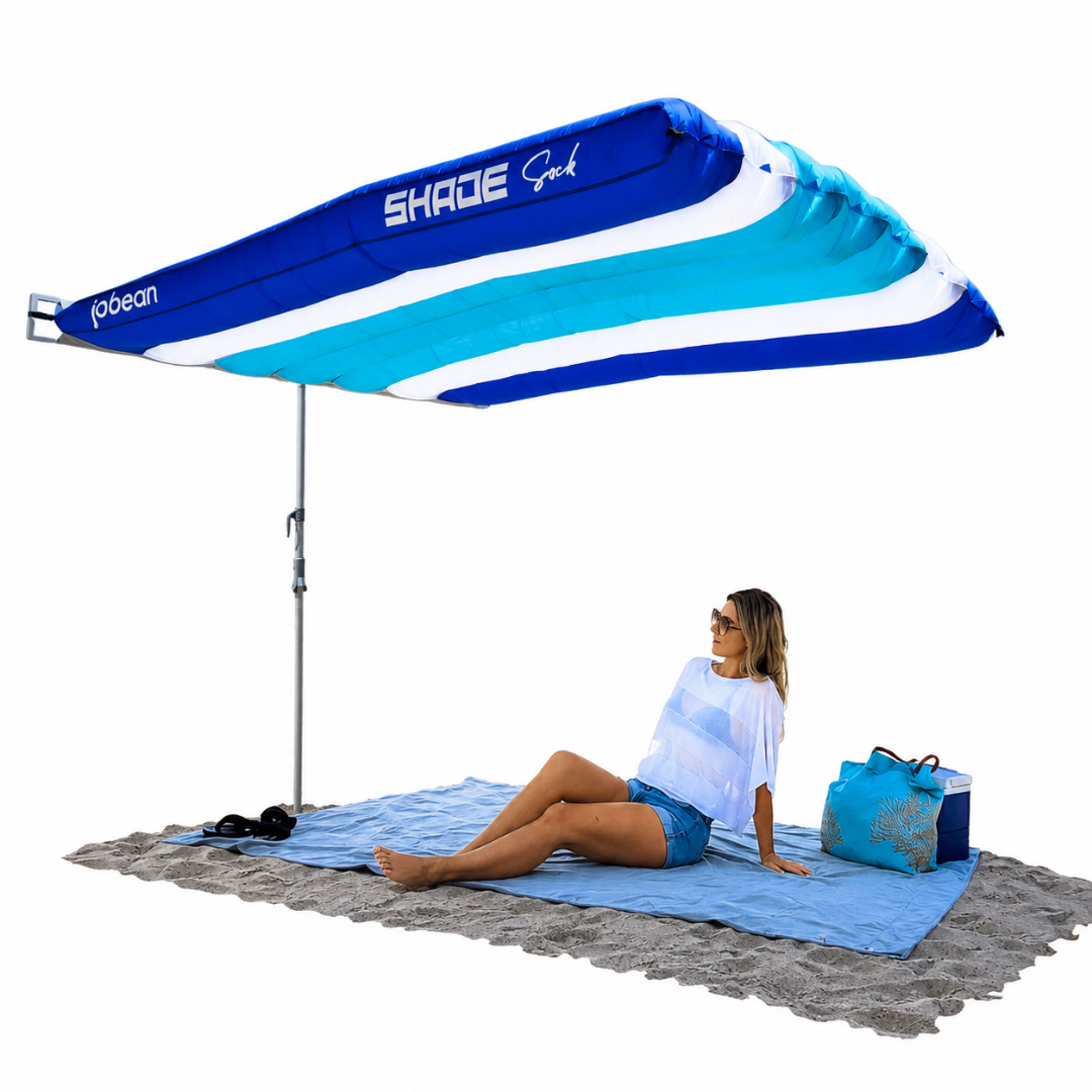 ShadeSock™ - Wind-Inflating, Silent Beach Shade